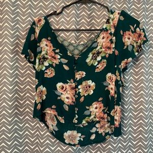 Floral Crop-Top